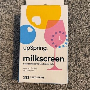 UpSpring Baby Milkscreen Test Strips - Blue, Pink, Yellow